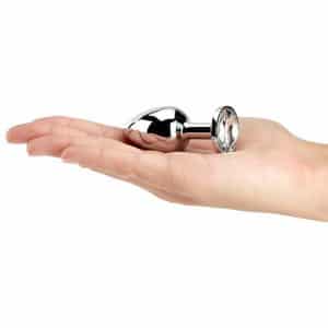 Sinful Jewel Butt Plug i Stål Lille