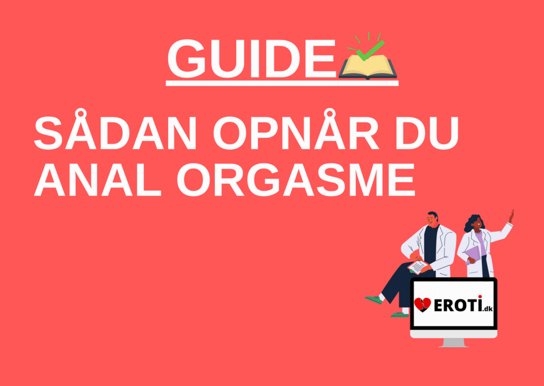 anal orgasme guide