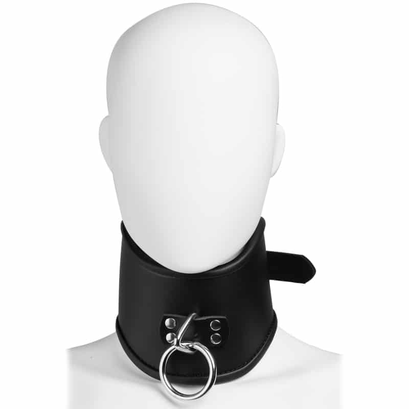 Strict Leather Locking Posture Collar Halsbånd