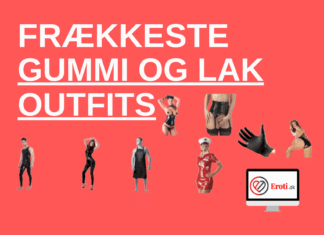 frækkeste gummi og lak outfits