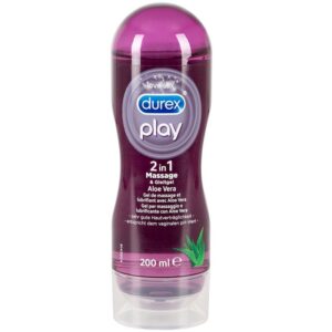 durex play 2 i 1 massageolie og glidecreme 200