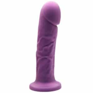 tantus goliath vibrerende super soft dildo 17 cm purple