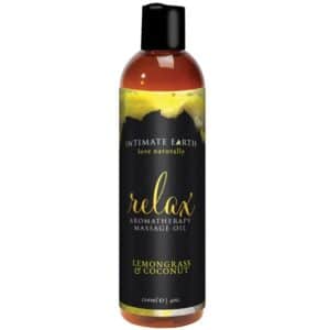 intimate earth økologisk massageolie 120 ml relax