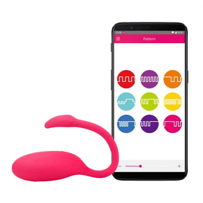 fjernbetjent vibrator magic motion flamingo vibrator med app