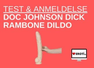 anmeldelse Doc Johnson Dick Rambone Dildo
