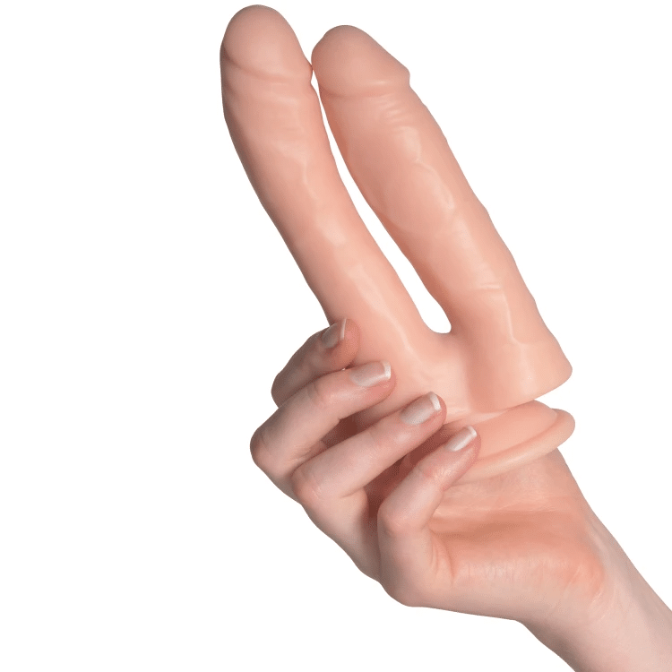 Willie City Realistik Dobbelt Dildo 18 cm