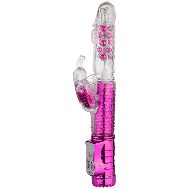 baseks Thrusting G-punkts Butterfly Vibrator Opladelig