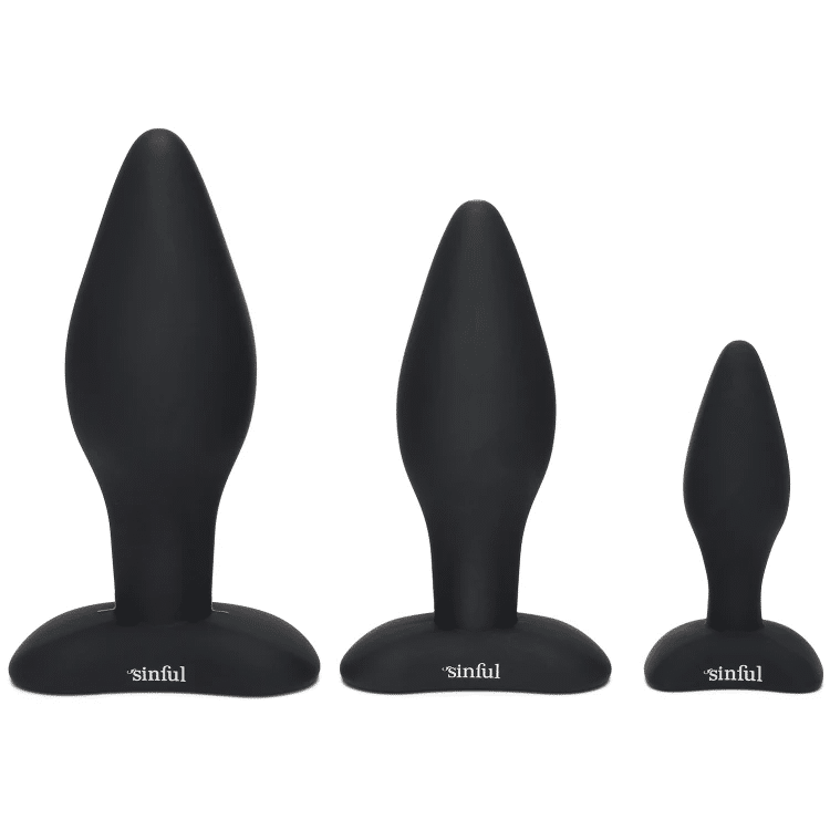 Sinful BumBum Silikone Butt Plug Sæt